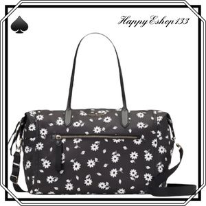 ♠️ kate spade ♠️ Chelsea Daisy Print Nylon Weekender Duffle Bag
